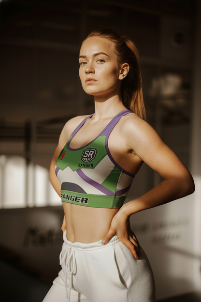 Galactic Ranger Sports Bra – Space-Inspired Activewear for Women OnlyBulked