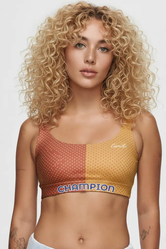 Custom Name Patchwork Sports Bra OnlyBulked