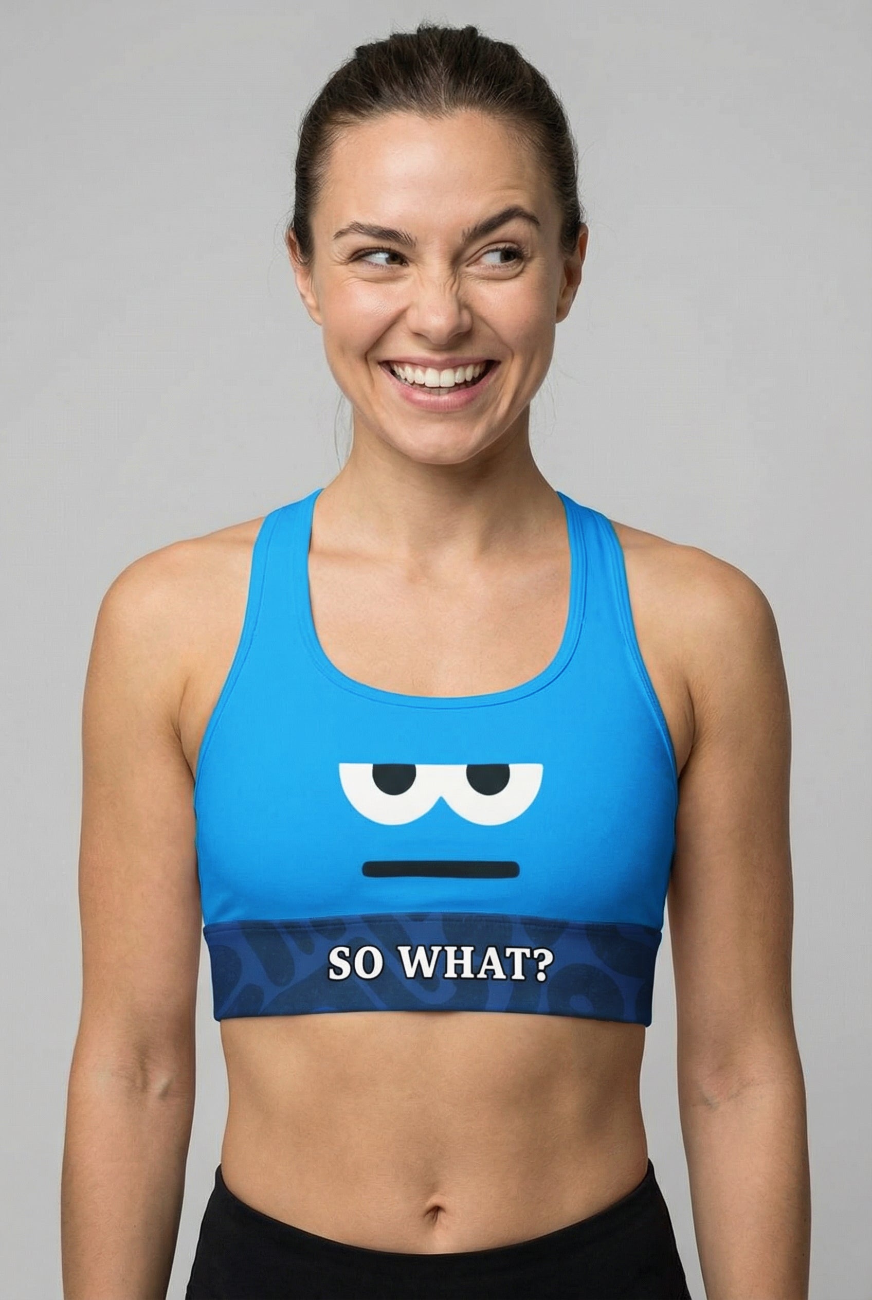 Personalized "Blue Mood" Sports Bra OnlyBulked