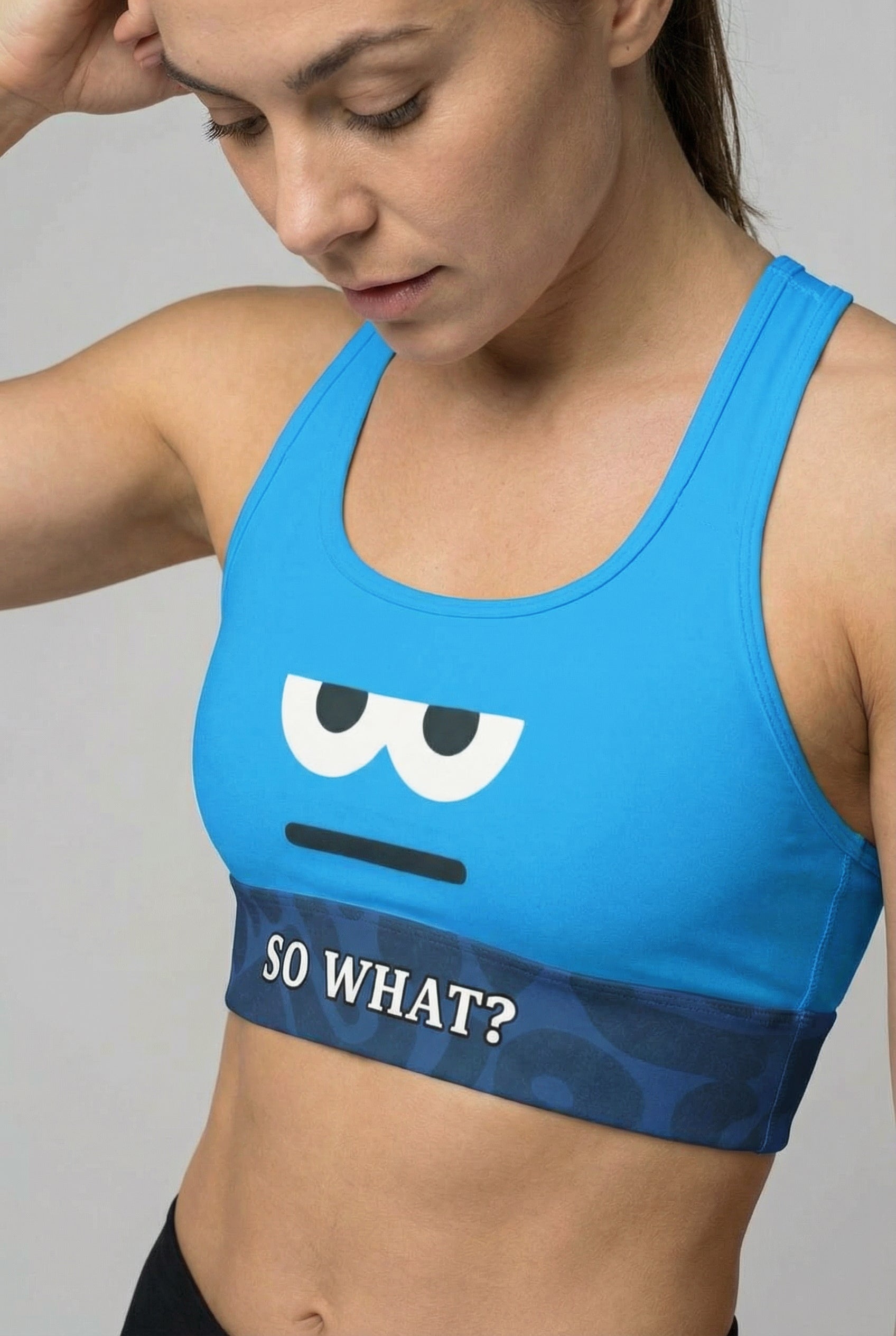 Personalized "Blue Mood" Sports Bra OnlyBulked
