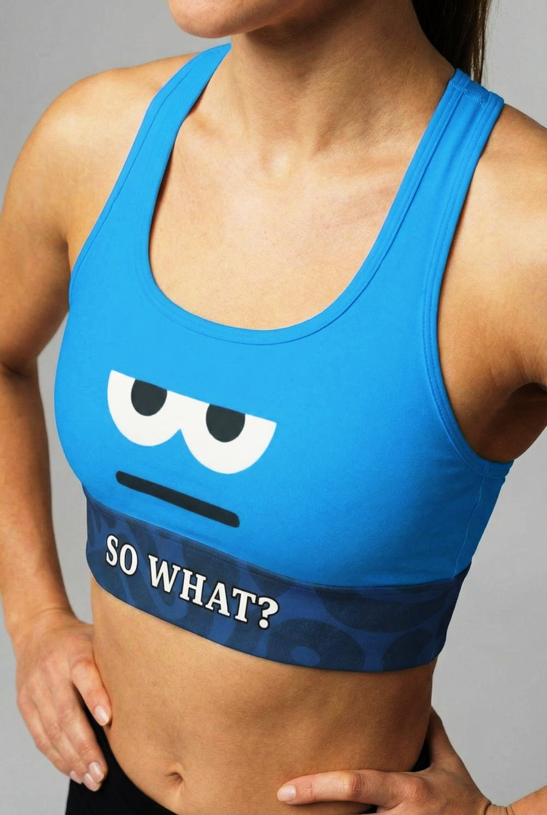 Personalized "Blue Mood" Sports Bra OnlyBulked