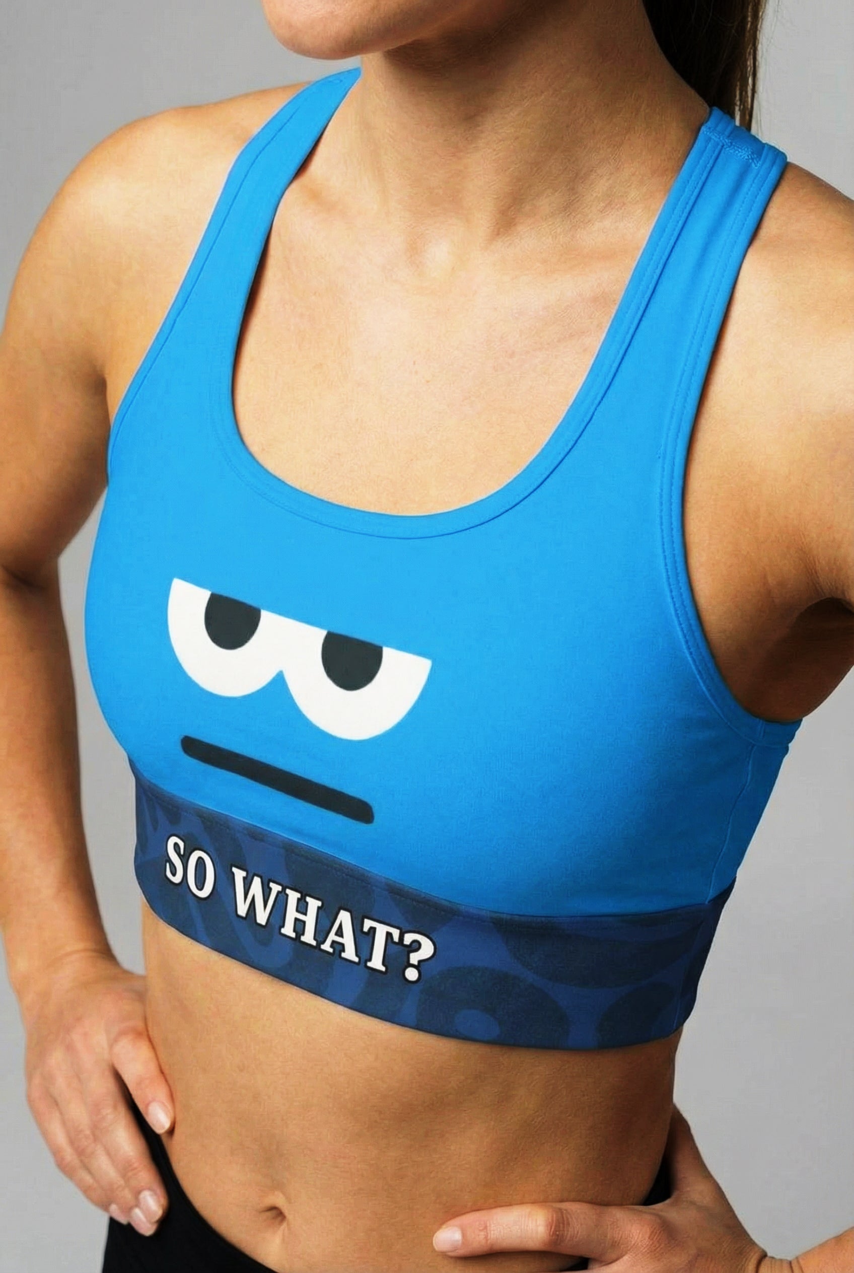Personalized "Blue Mood" Sports Bra OnlyBulked