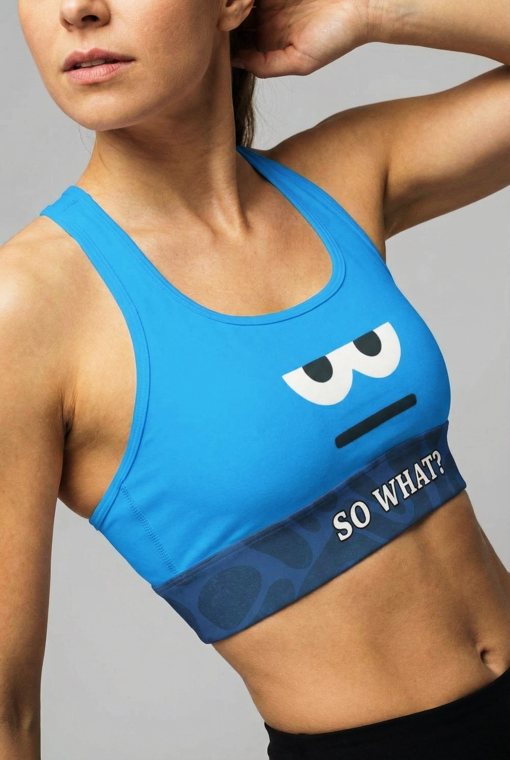 Personalized "Blue Mood" Sports Bra OnlyBulked