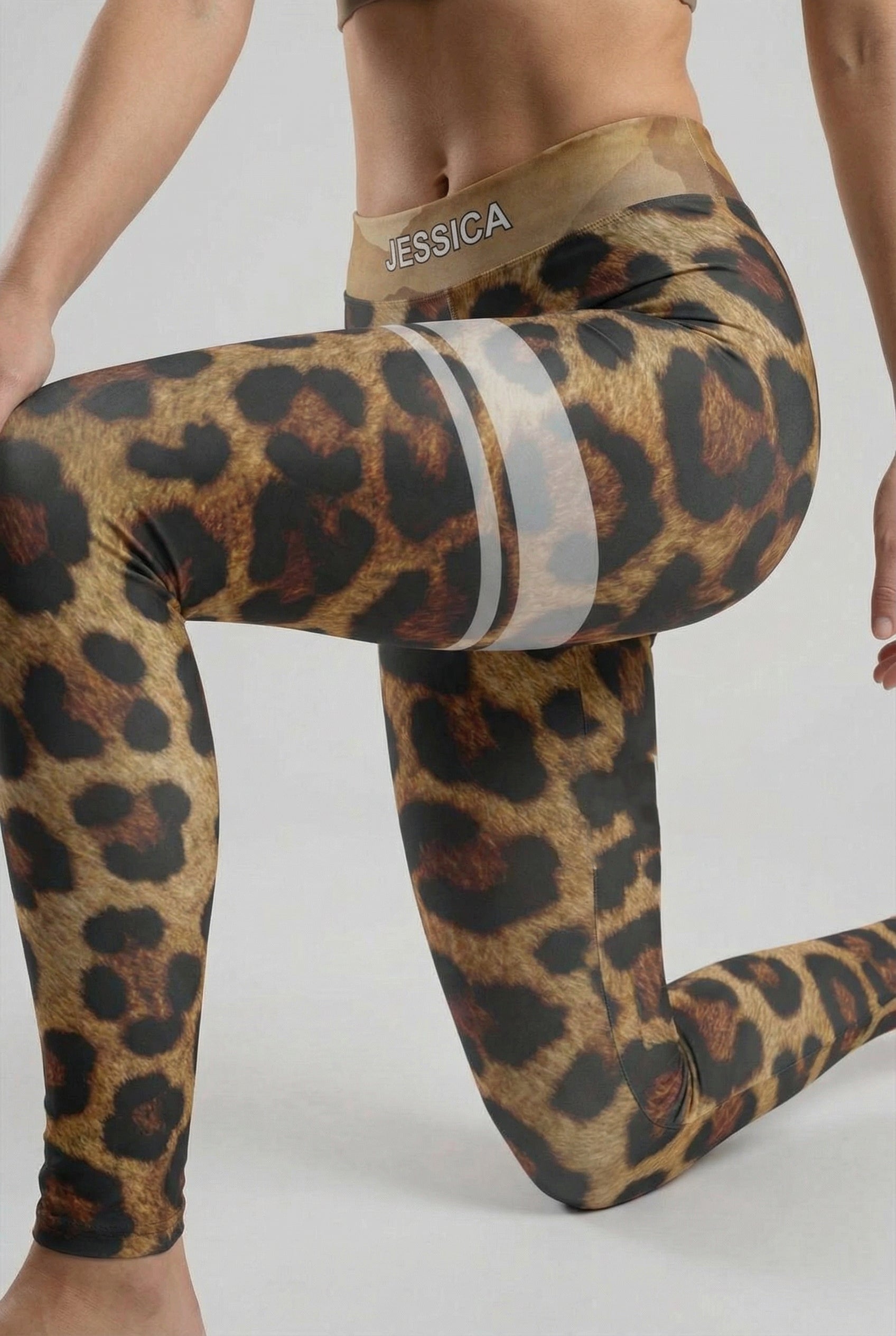 Personalized Leopard Leggings OnlyBulked