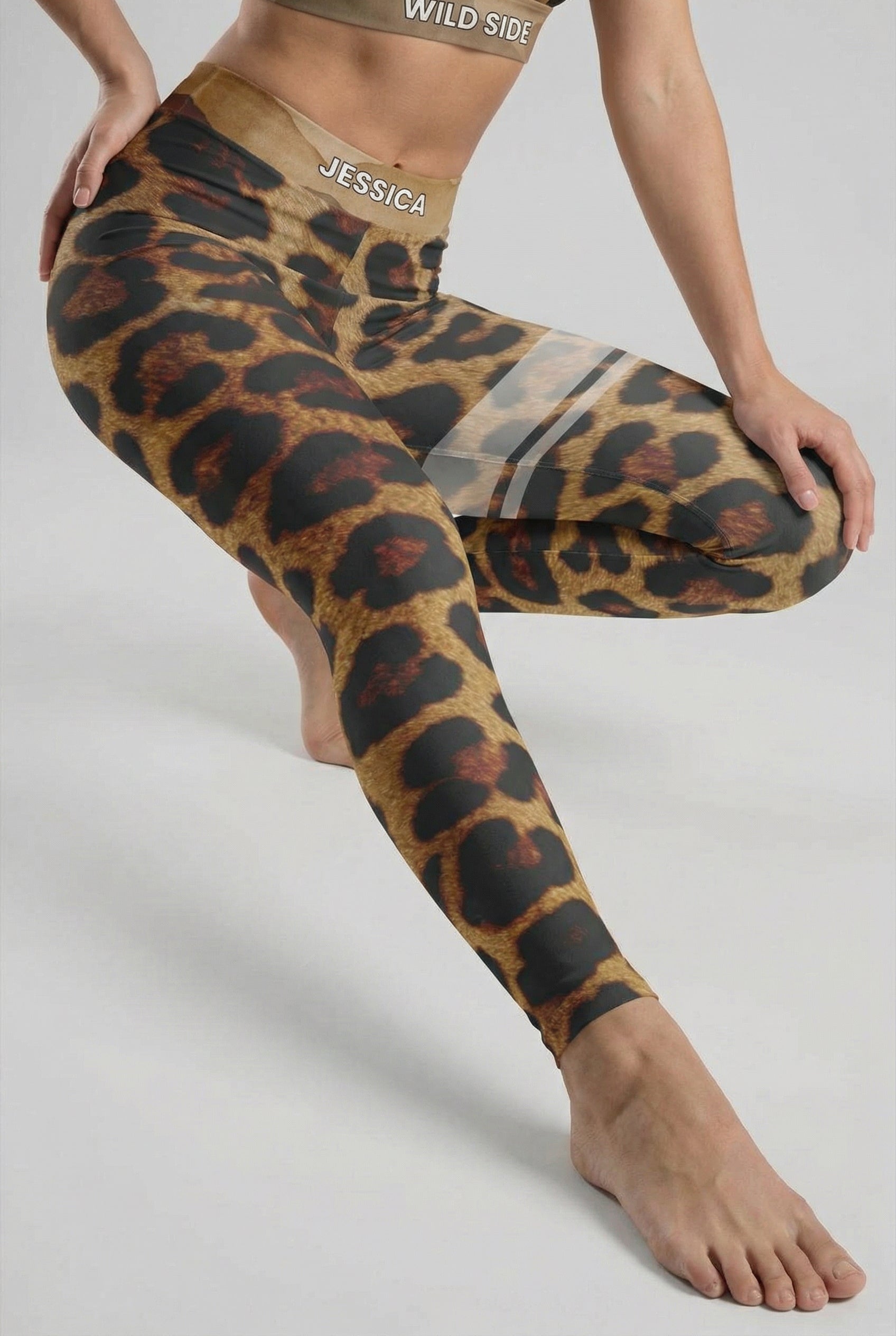 Personalized Leopard Leggings OnlyBulked