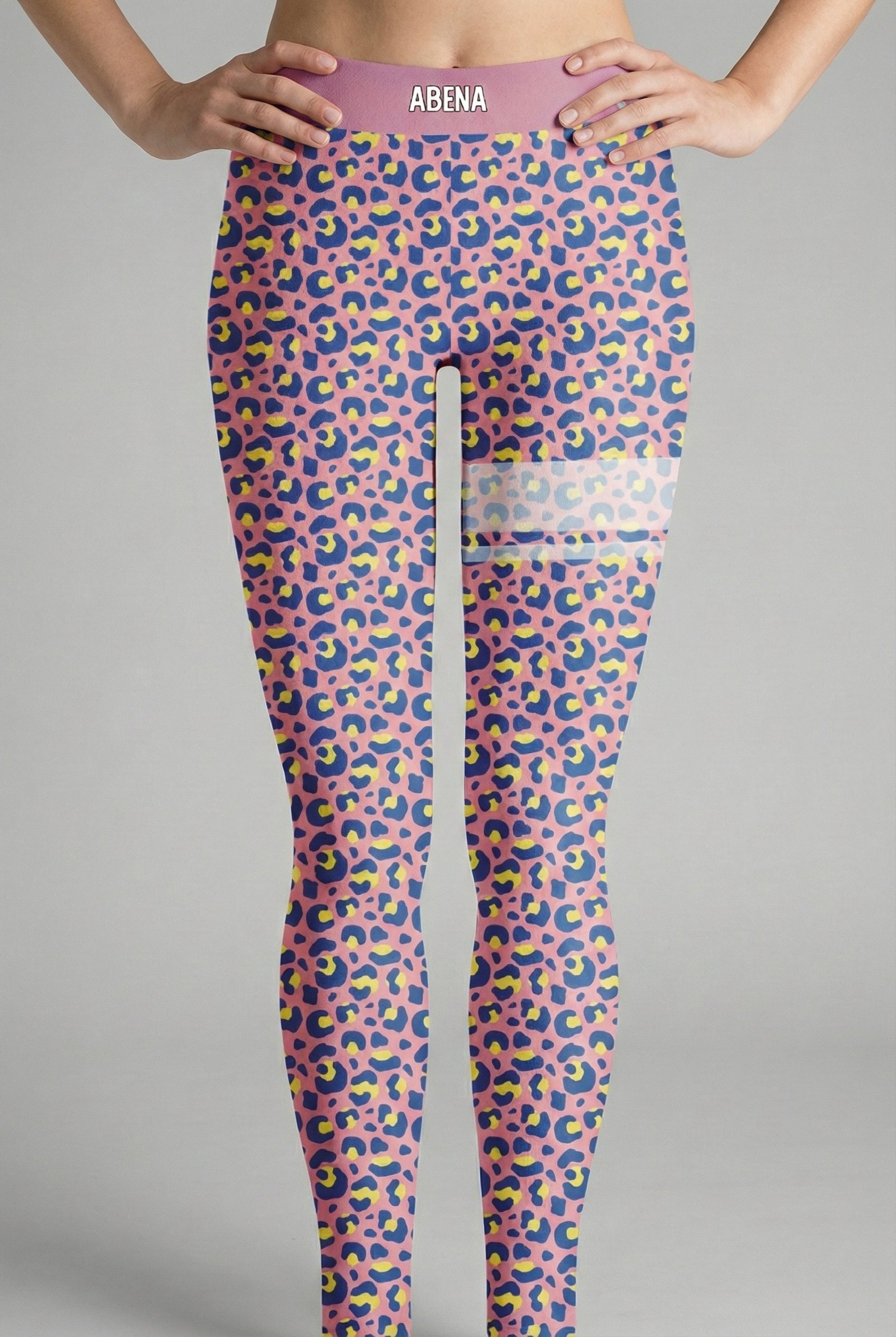 Pink Leopard Custom Leggings