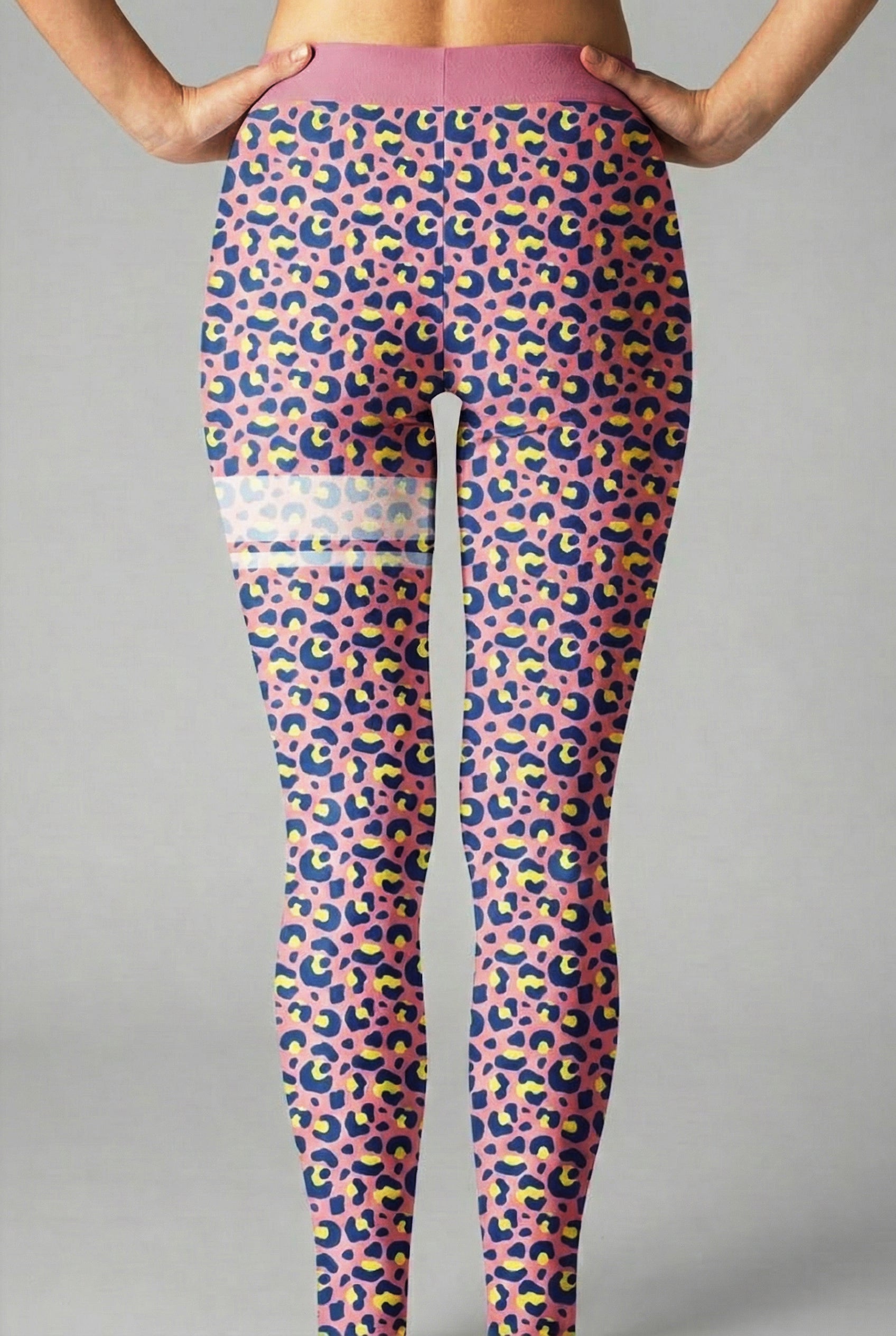 Pink Leopard Custom Leggings